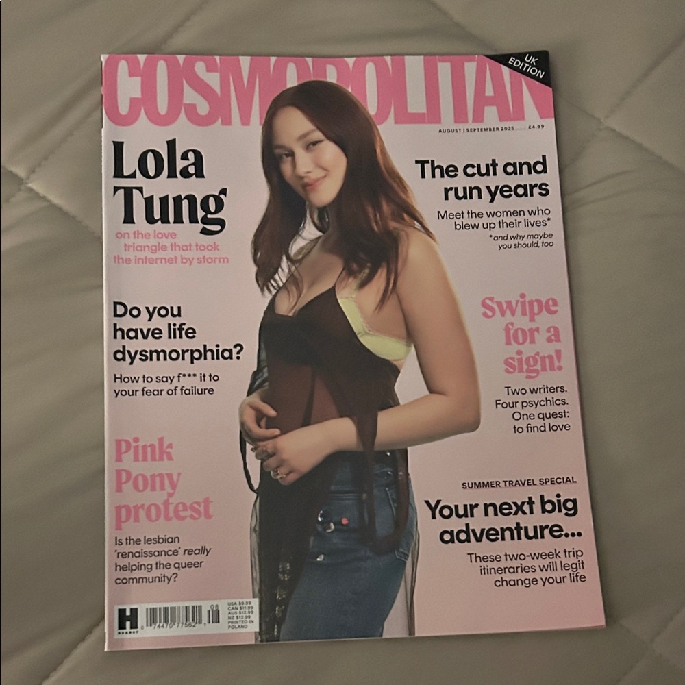 UK Cosmopolitan Magazine August/September 2025 Edition